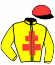 casaque portée par Goetz P. E. jockey du cheval de course HOPE, information pmu ZETURF