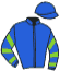 casaque portée par Ernault A. jockey du cheval de course LION DE BEAUMEE, information pmu ZETURF