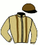 casaque portée par Thomain Cl. jockey du cheval de course KARAT DEFF, information pmu ZETURF