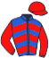casaque portée par Sauvage Mlle C. jockey du cheval de course JAVA DE LANGERON, information pmu ZETURF