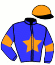 casaque portée par Collette A. jockey du cheval de course HIBISCUS DE LATOM, information pmu ZETURF