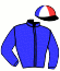 casaque portée par Popot J. F. jockey du cheval de course HARABICA, information pmu ZETURF
