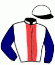casaque portée par Rochard B. jockey du cheval de course KING DE MAHEY, information pmu ZETURF