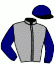 casaque portée par De Jesus Est. jockey du cheval de course ICE DREAM ROYAL, information pmu ZETURF