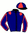 casaque portée par Baron M. G. jockey du cheval de course ICARE DES HAYES, information pmu ZETURF