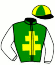 casaque portée par Maillard Jér. P. jockey du cheval de course JUVA DE CABERT, information pmu ZETURF