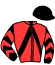 casaque portée par Desmigneux Mlle E. jockey du cheval de course KANA DE SUCE, information pmu ZETURF