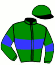 casaque portée par Bourlier S. jockey du cheval de course KEVA LUDOISE, information pmu ZETURF