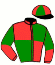 casaque portée par Chesneau A. jockey du cheval de course DILALA (FR), information pmu ZETURF