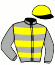 casaque portée par Lemoine G. jockey du cheval de course EDEN AGE (FR), information pmu ZETURF