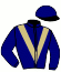 casaque portée par Legras G. jockey du cheval de course CAP ROCAT (FR), information pmu ZETURF
