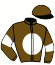 casaque portée par Duporte Mlle A. jockey du cheval de course MY SWEET BOY (FR), information pmu ZETURF