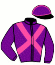 casaque portée par Cingland S. jockey du cheval de course BULLE DE LAUMONT (FR), information pmu ZETURF