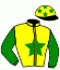 casaque portée par Crastus A. jockey du cheval de course REDRESSEMENT (FR), information pmu ZETURF