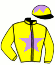 casaque portée par Velon Mlle M. jockey du cheval de course KENMOR (FR), information pmu ZETURF
