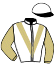 casaque portée par Pacaut Mlle C. jockey du cheval de course MAGNETIQUE (IE), information pmu ZETURF