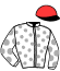 casaque portée par Gelormini G. jockey du cheval de course FALBALA DU BOURG (FR), information pmu ZETURF
