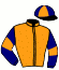 casaque portée par Sorel J. Ch. jockey du cheval de course CRAZY CRISCANI (FR), information pmu ZETURF