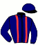 casaque portée par Gruson G. J. jockey du cheval de course COTE OUEST (FR), information pmu ZETURF