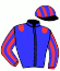 casaque portée par Stefano S. jockey du cheval de course GRACE DU COUDOU (FR), information pmu ZETURF