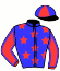 casaque portée par Gout L. jockey du cheval de course GOPTION MONTAVAL (FR), information pmu ZETURF