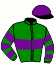 casaque portée par Ensch N. jockey du cheval de course FALCO DE JUMILLY (FR), information pmu ZETURF