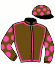 casaque portée par Cingland S. jockey du cheval de course GET UP DE VAUVILLE (FR), information pmu ZETURF