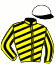 casaque portée par Ohanessian Mlle J. jockey du cheval de course BOLIDE DES CHAMPS (FR), information pmu ZETURF