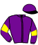 casaque portée par Blanchetiere Mlle S. jockey du cheval de course ENERISE FLASH (FR), information pmu ZETURF