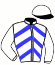 casaque portée par Desmigneux F. jockey du cheval de course IRABELLA NICE (FR), information pmu ZETURF