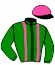 casaque portée par Vercruysse P. jockey du cheval de course HOKAVONGA (FR), information pmu ZETURF