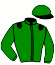 casaque portée par Ensch N. jockey du cheval de course IVANHOE MADRIK (FR), information pmu ZETURF