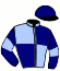 casaque portée par Izzo M. jockey du cheval de course DOCKER DU DIGEON (FR), information pmu ZETURF