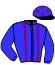 casaque portée par Briand Y. A. jockey du cheval de course IALLA IALLA, information pmu ZETURF