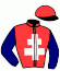 casaque portée par Sorel J. Ch. jockey du cheval de course JAKAPONK DAXEL, information pmu ZETURF