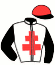casaque portée par Guelpa J. jockey du cheval de course ILLUSION PIYA, information pmu ZETURF