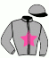 casaque portée par Guelpa L. jockey du cheval de course GUOPECK DE VIVOIN, information pmu ZETURF