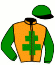 casaque portée par Bekaert D. jockey du cheval de course JEEP DES CHARRONS, information pmu ZETURF