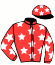 casaque portée par Izzo M. jockey du cheval de course HOTESSE DARLING, information pmu ZETURF