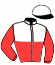 casaque portée par Abrivard M. jockey du cheval de course VERDON WF, information pmu ZETURF