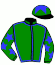 casaque portée par Ruiz Gonzalez A. jockey du cheval de course BELLE CAPITAINE, information pmu ZETURF