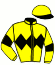 casaque portée par Gauffenic N. jockey du cheval de course PETITE AMADEE, information pmu ZETURF