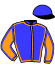 casaque portée par Smeulders C. jockey du cheval de course LA ROCKAMSIN, information pmu ZETURF