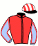 casaque portée par Gillet T. jockey du cheval de course SAPANORIA, information pmu ZETURF