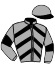 casaque portée par Champier G. jockey du cheval de course GASOLINE MACALO, information pmu ZETURF