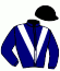 casaque portée par Charron J. jockey du cheval de course HIGHLANDS D ALLIER, information pmu ZETURF