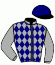 casaque portée par Servier Tom jockey du cheval de course JSUI SWEETY KLASS, information pmu ZETURF