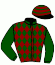 casaque portée par De Giles F. jockey du cheval de course LE PETIT NICE, information pmu ZETURF