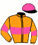 casaque portée par Chesneau A. jockey du cheval de course HOURRA DE SIVOLA, information pmu ZETURF