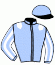 casaque portée par Millet G. jockey du cheval de course EDIFIANT, information pmu ZETURF